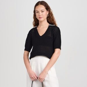 Monte V Neck Knit Polo